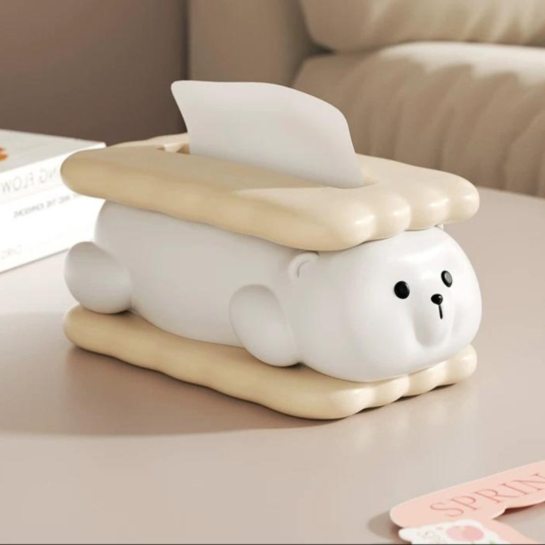 Biscuit Tissue Box