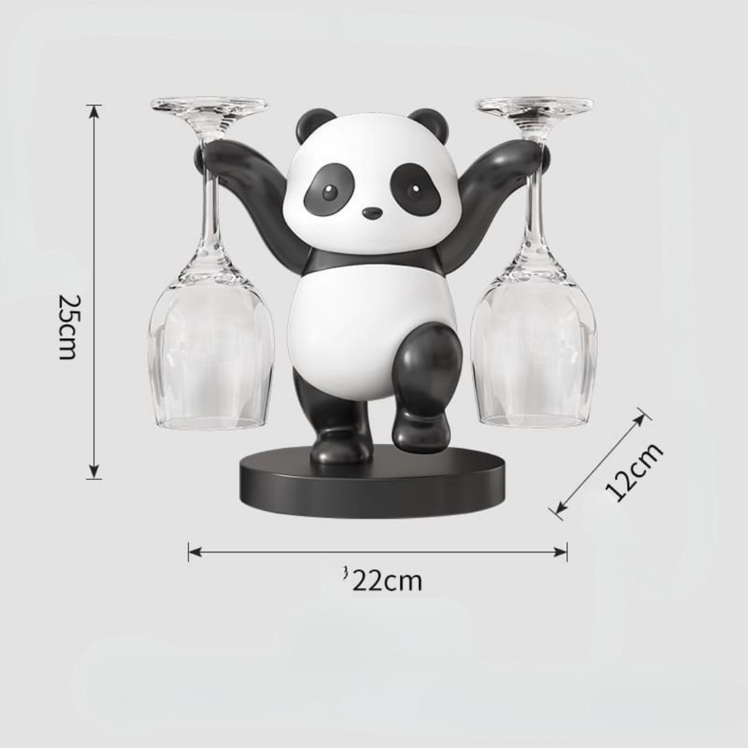 Panda wine holder