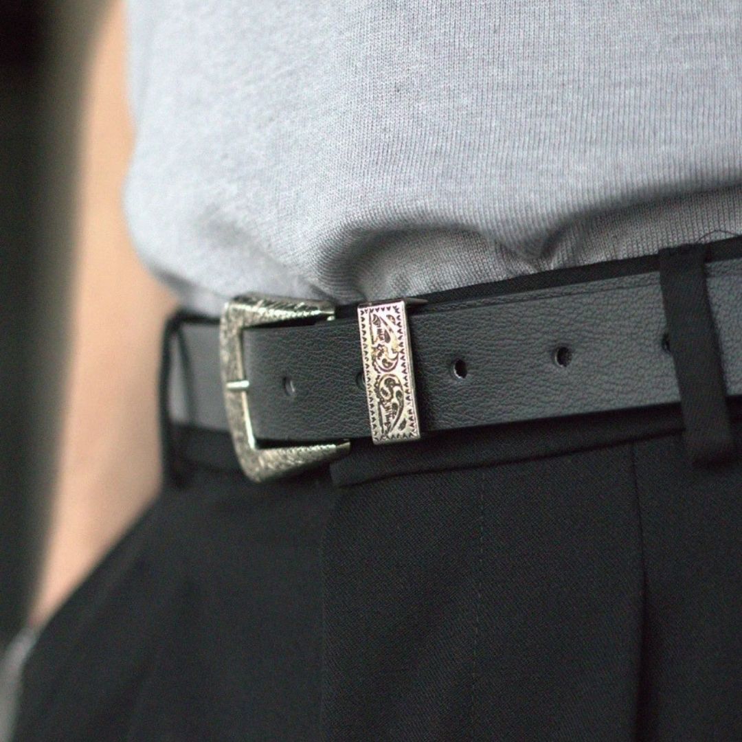 Men's Cowboy Buckle Belt