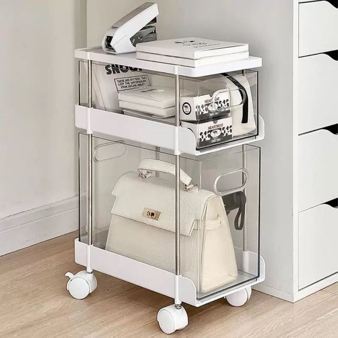 The storage cabinet organizer