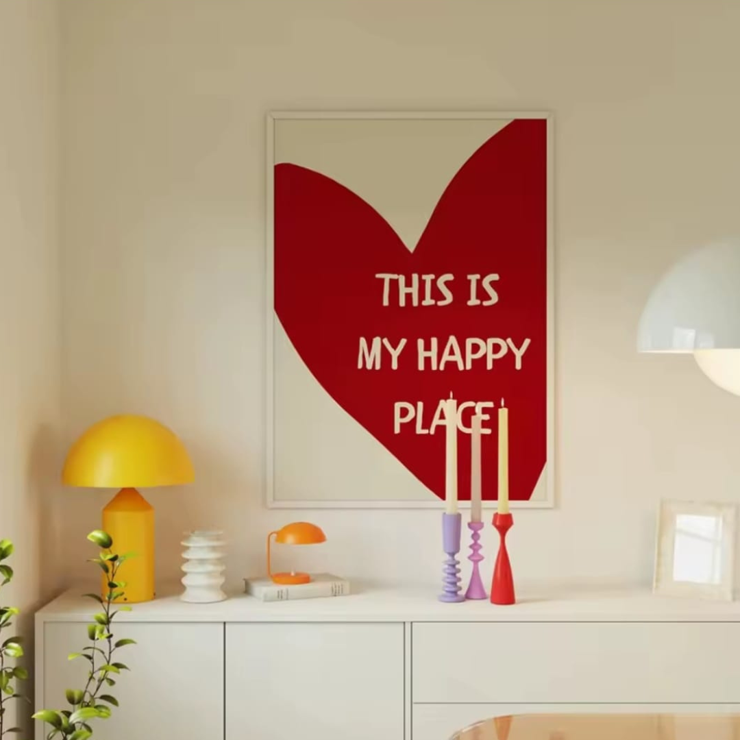 This is my happy place canvas painting