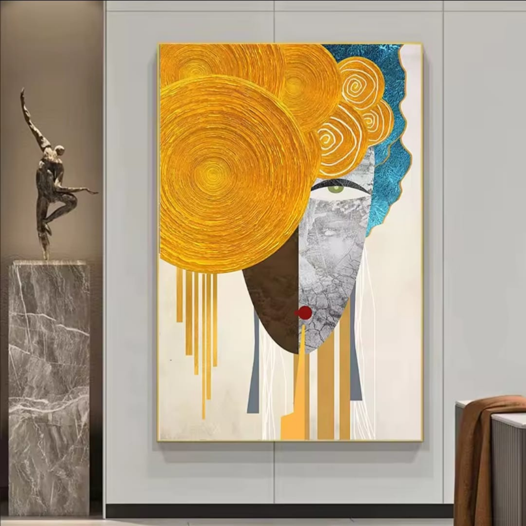 Mind and body canvas painting