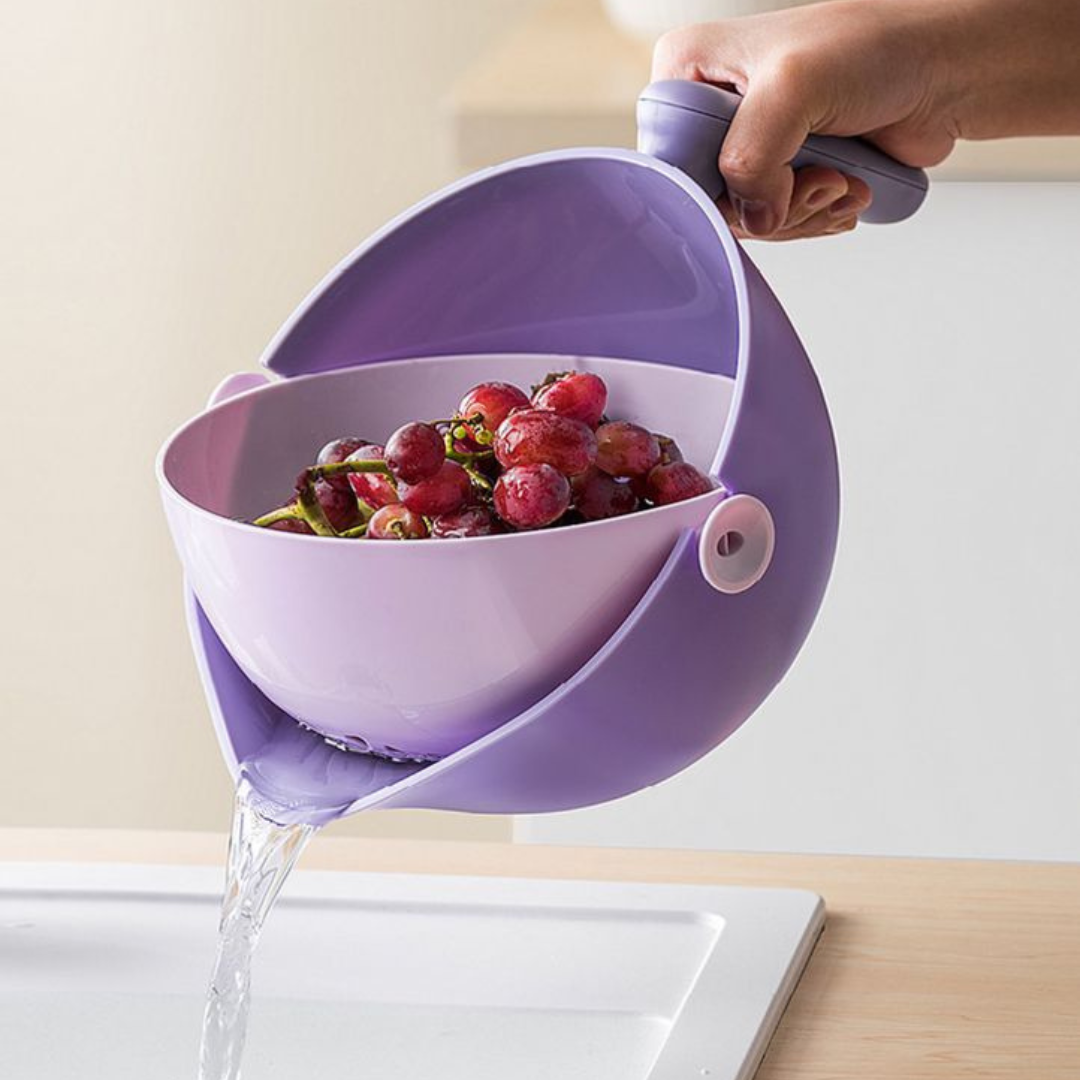 90°Movable strainer