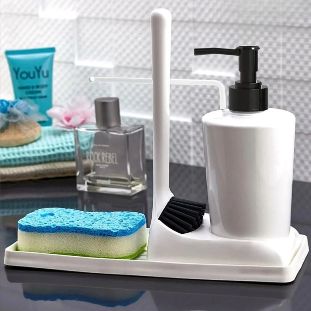 Brush sponge holder