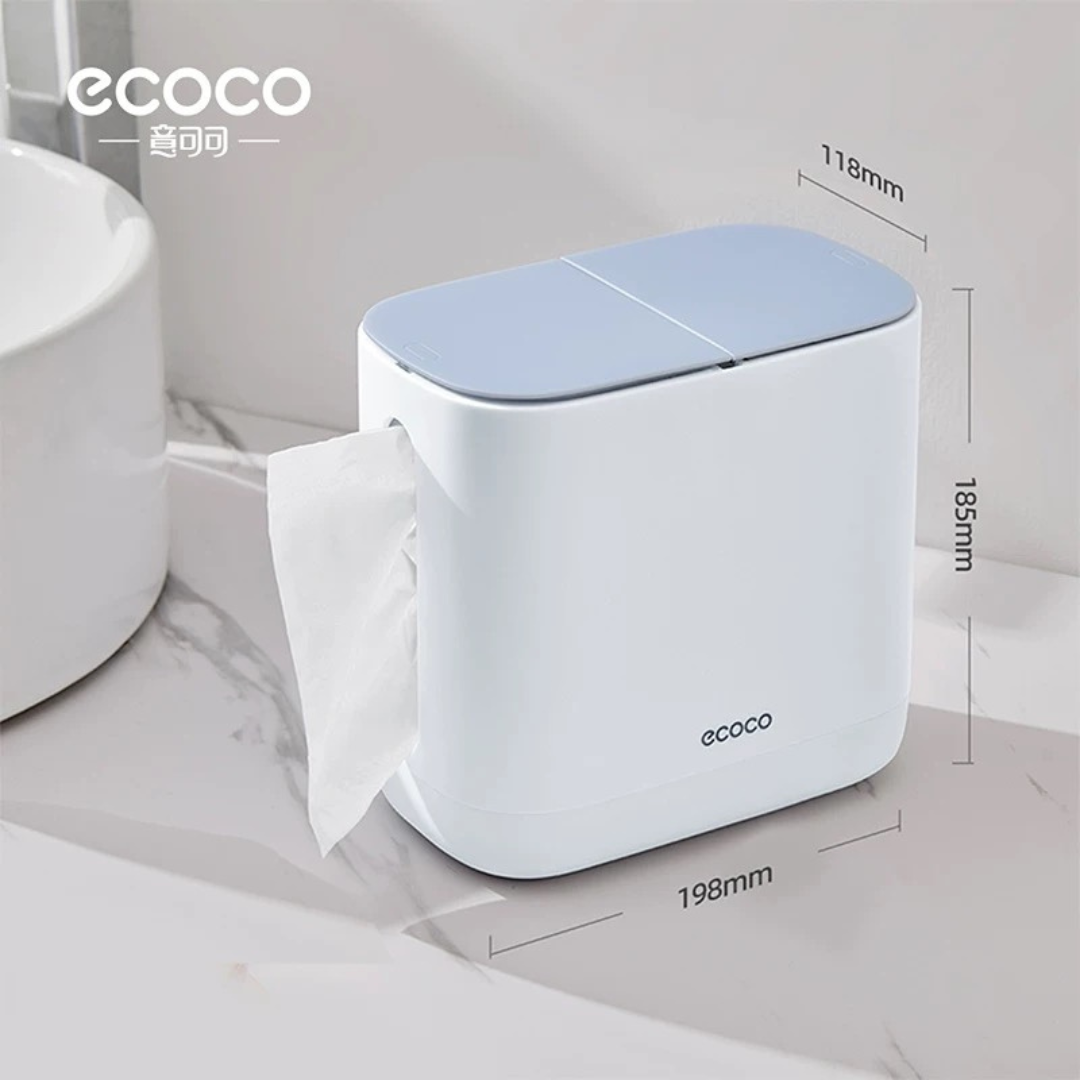 Ecoco 2 In 1 Tissue Box Holder