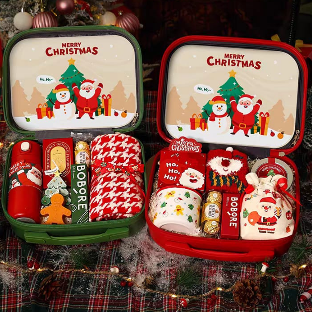 The Christmas gift box