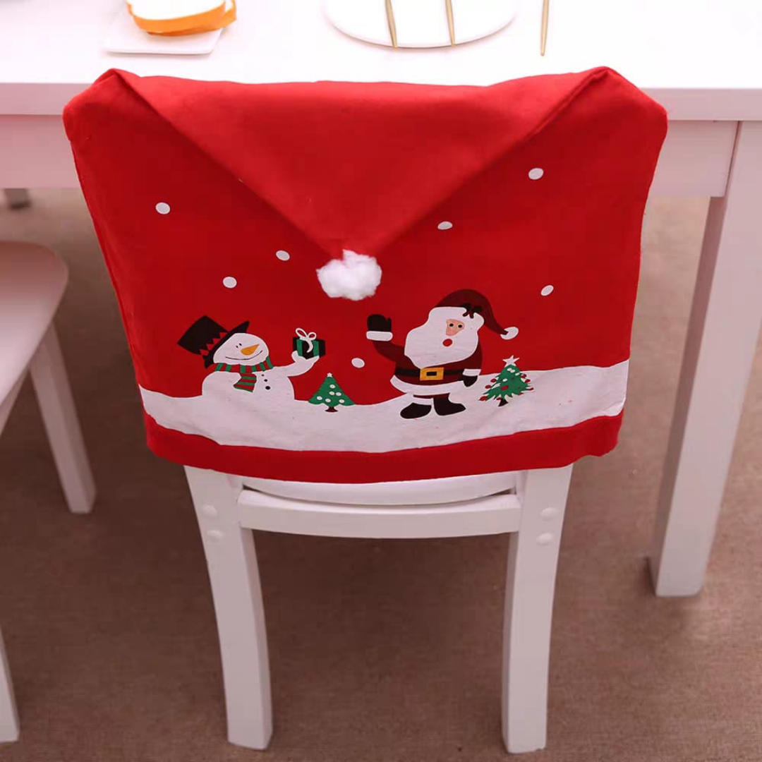 Christmas chair decoration