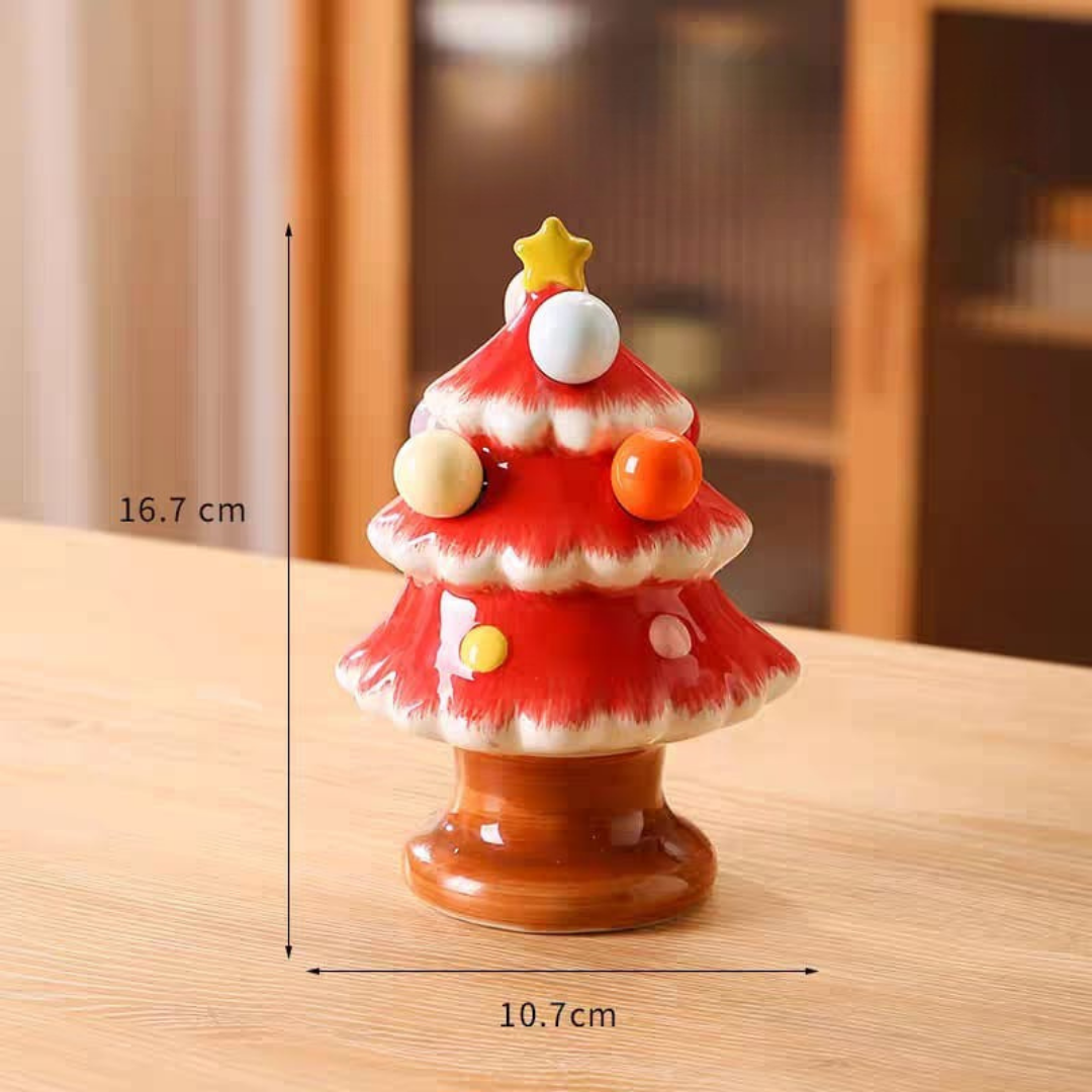 Christmas cheese fork holder