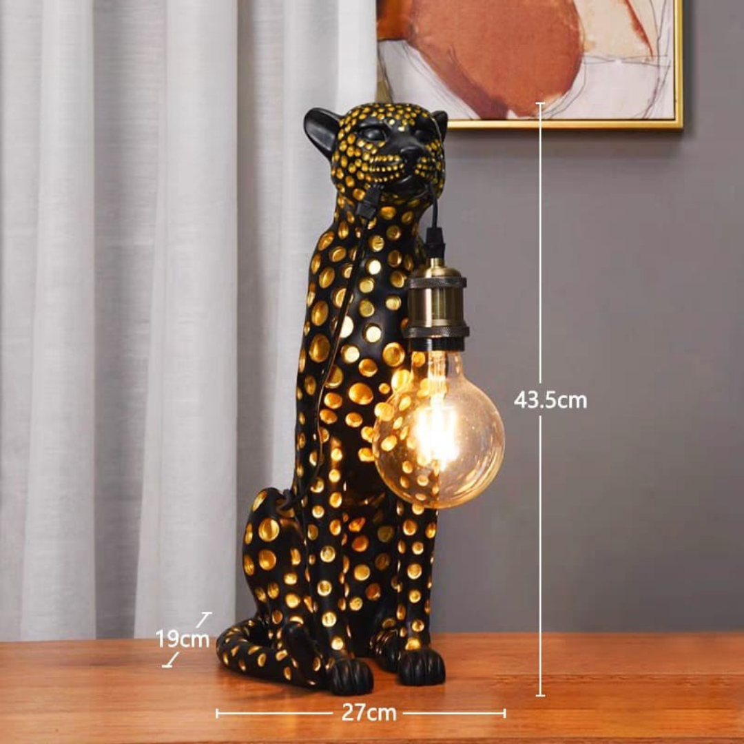 Leopard table lamp