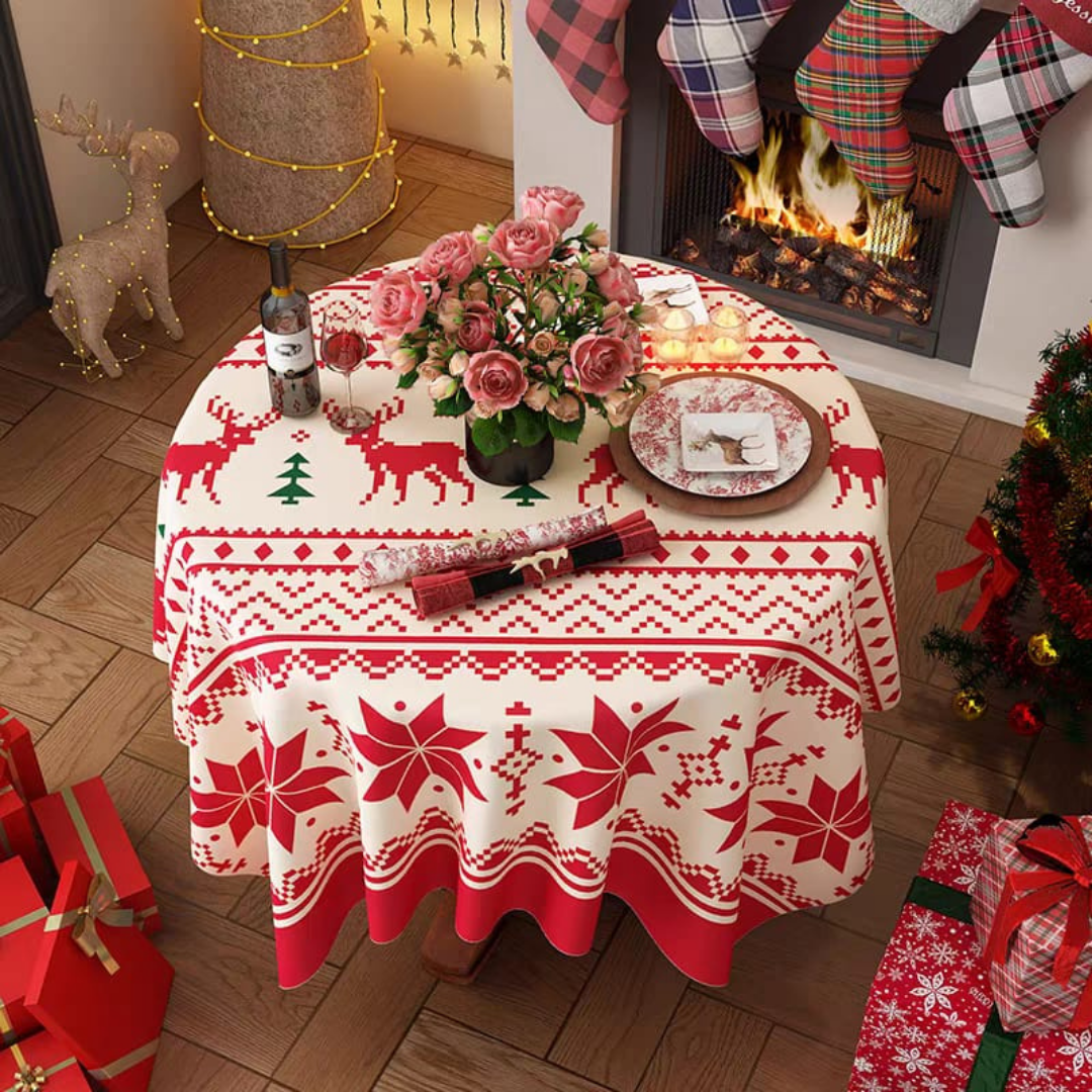 Christmas table cloth