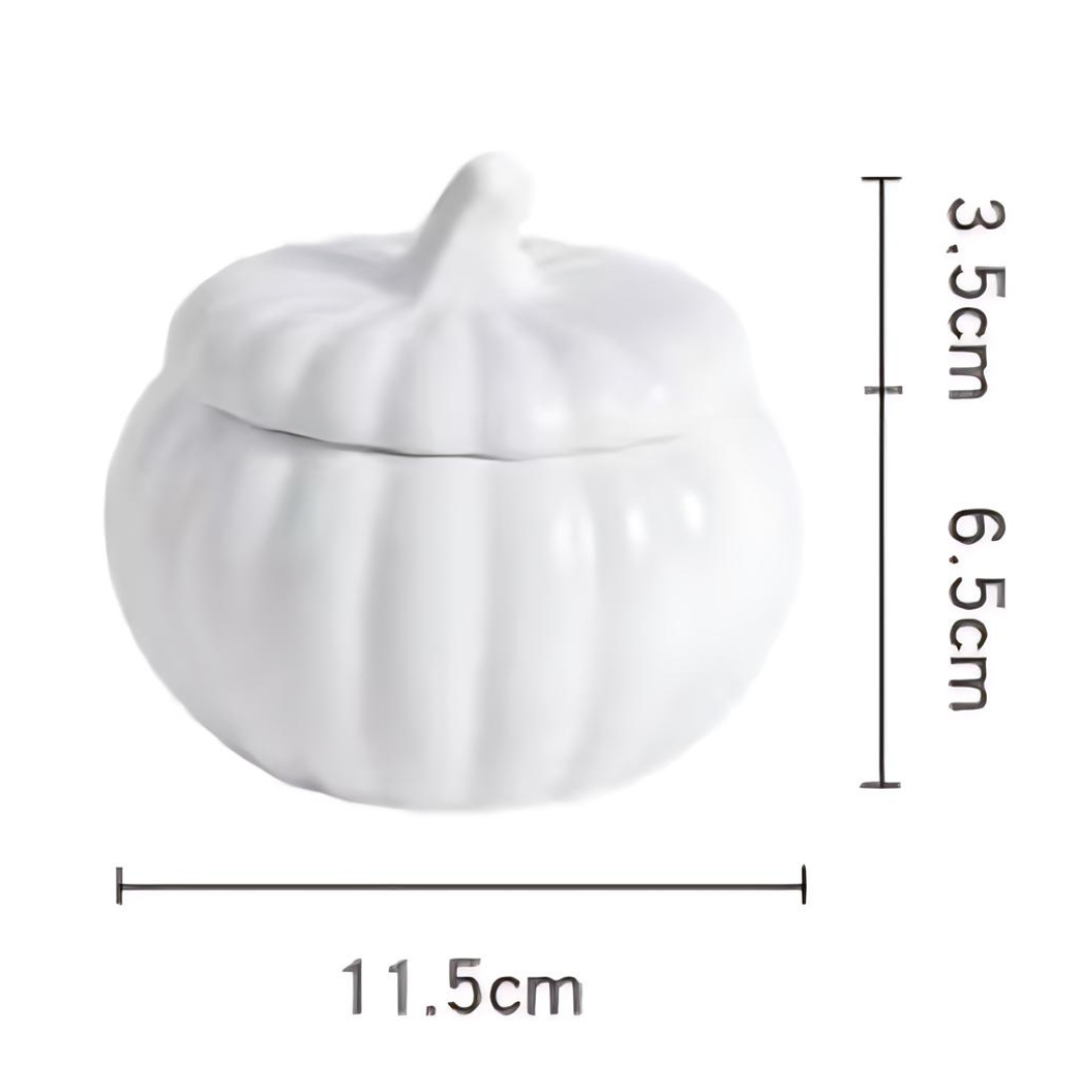 Pumpkin shape soup bowl set 400 ml