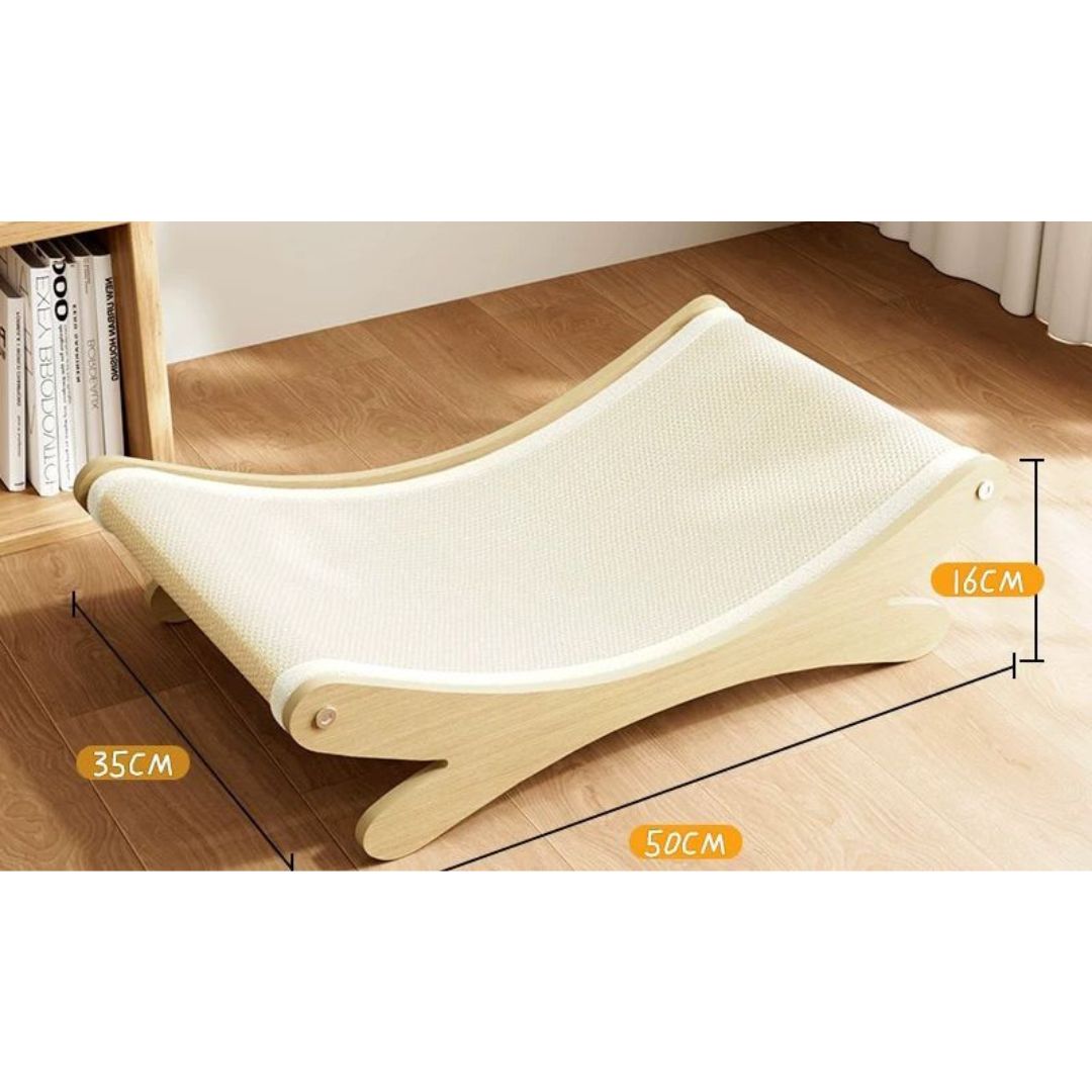 Wooden Cat Scratching bed