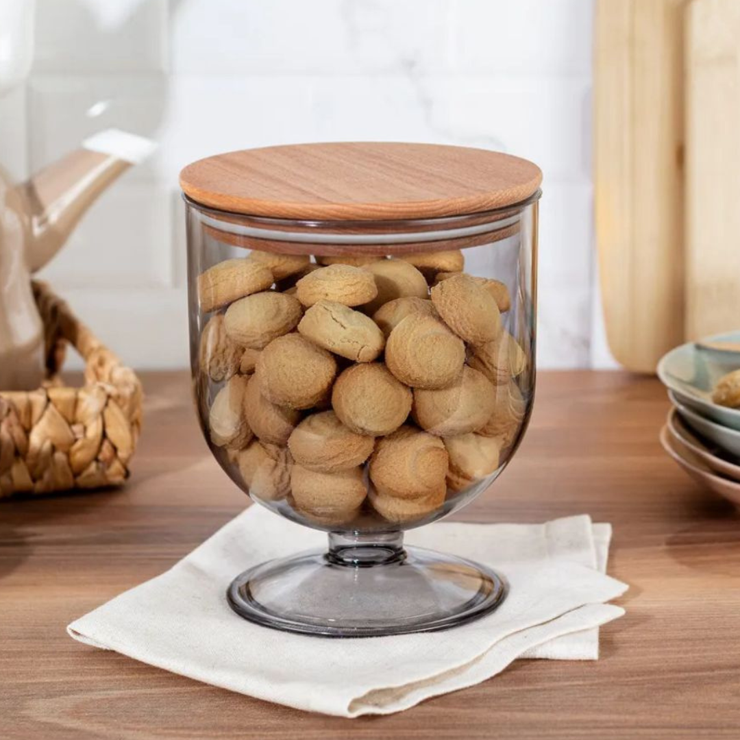 Cookies Wooden Lid Storage Box