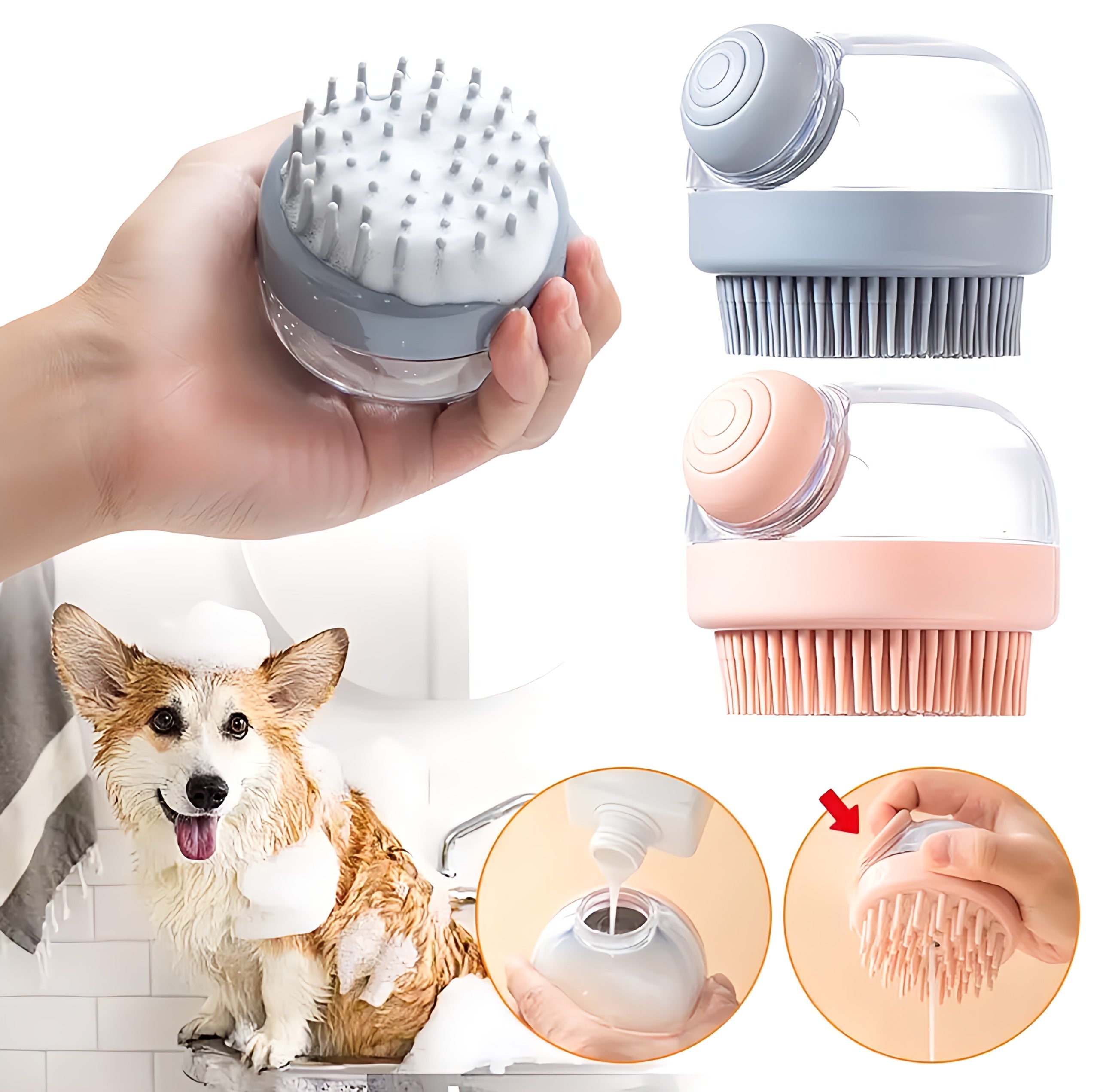 Shampoo Brush Dispenser