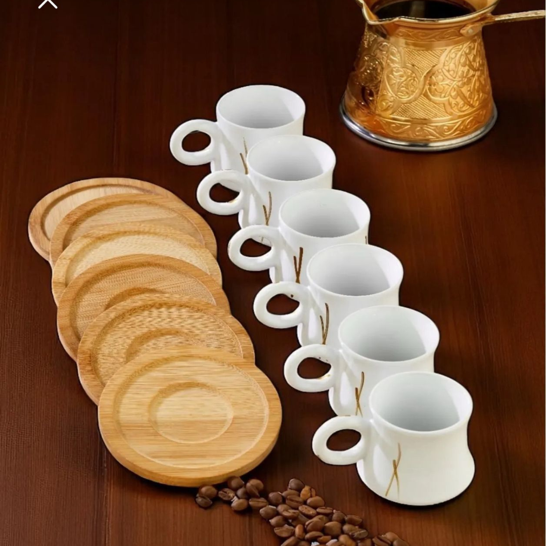 Bamboo Coffee Set