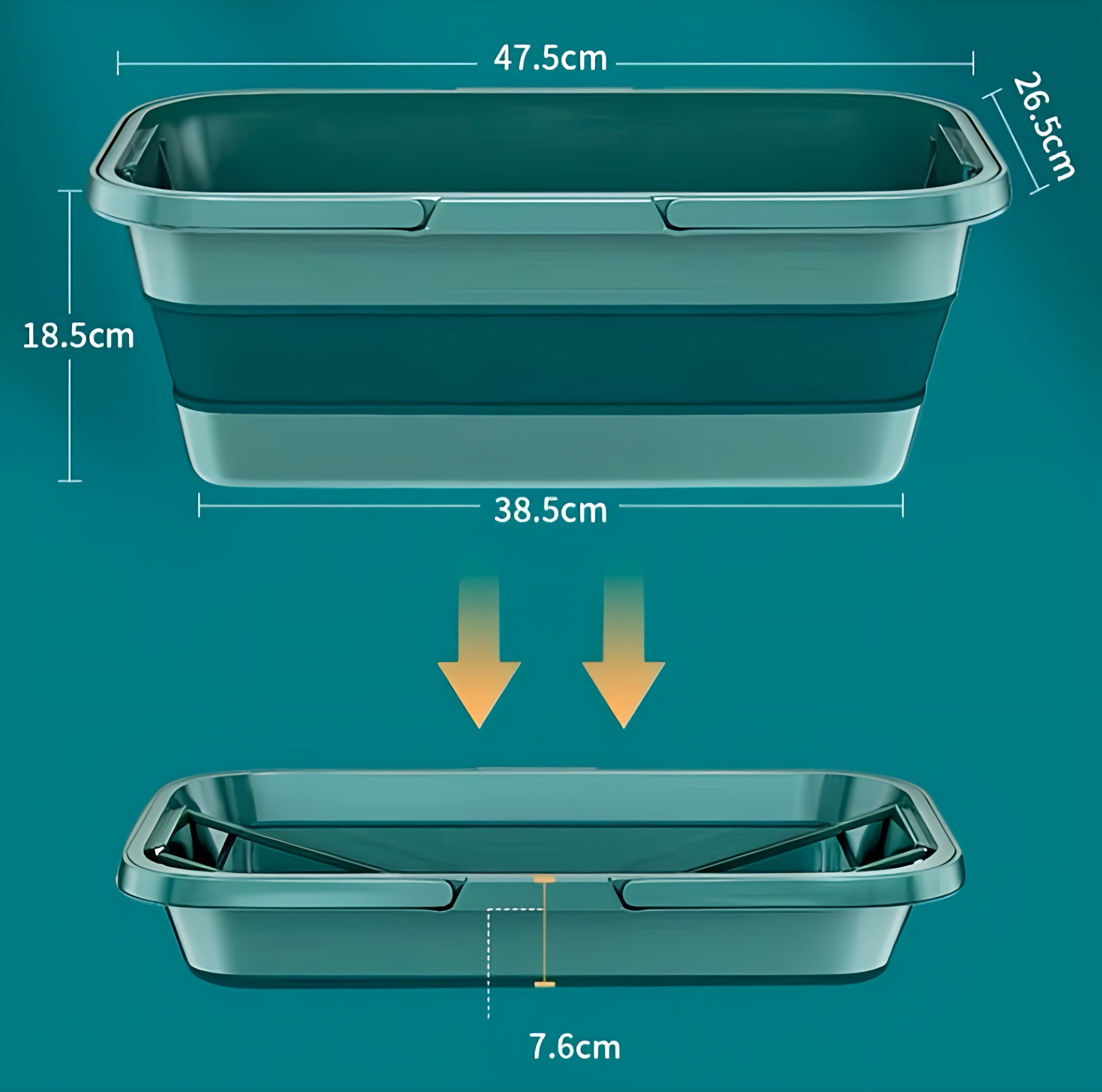 Foldable Space Saver Basket