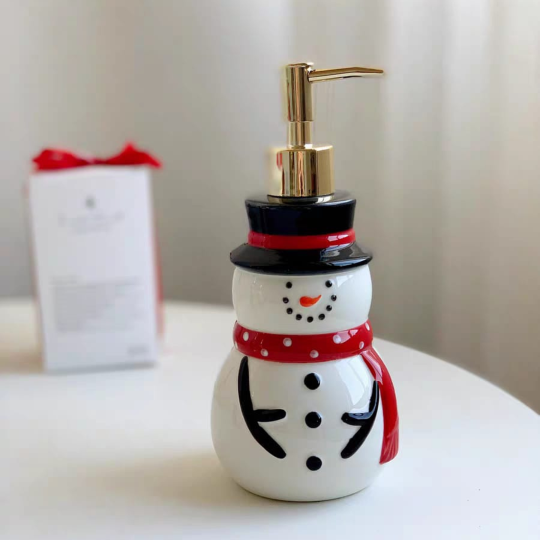 Christmas soap dispenser