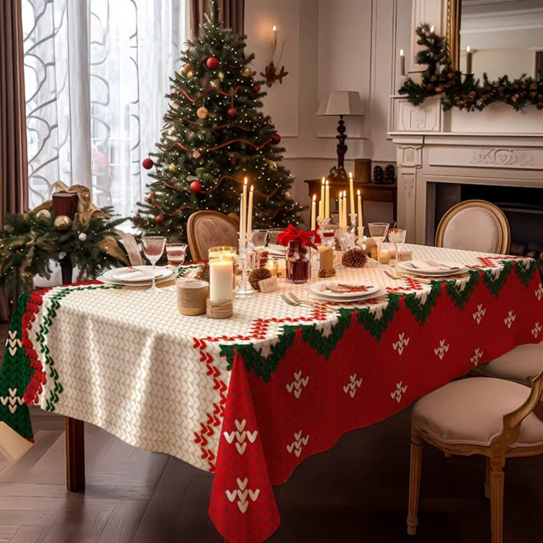 Christmas table cover
