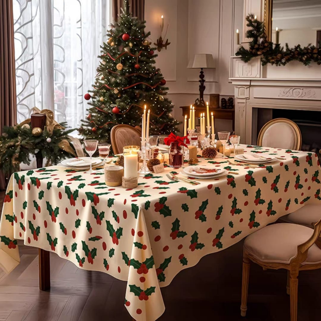 Christmas table cover