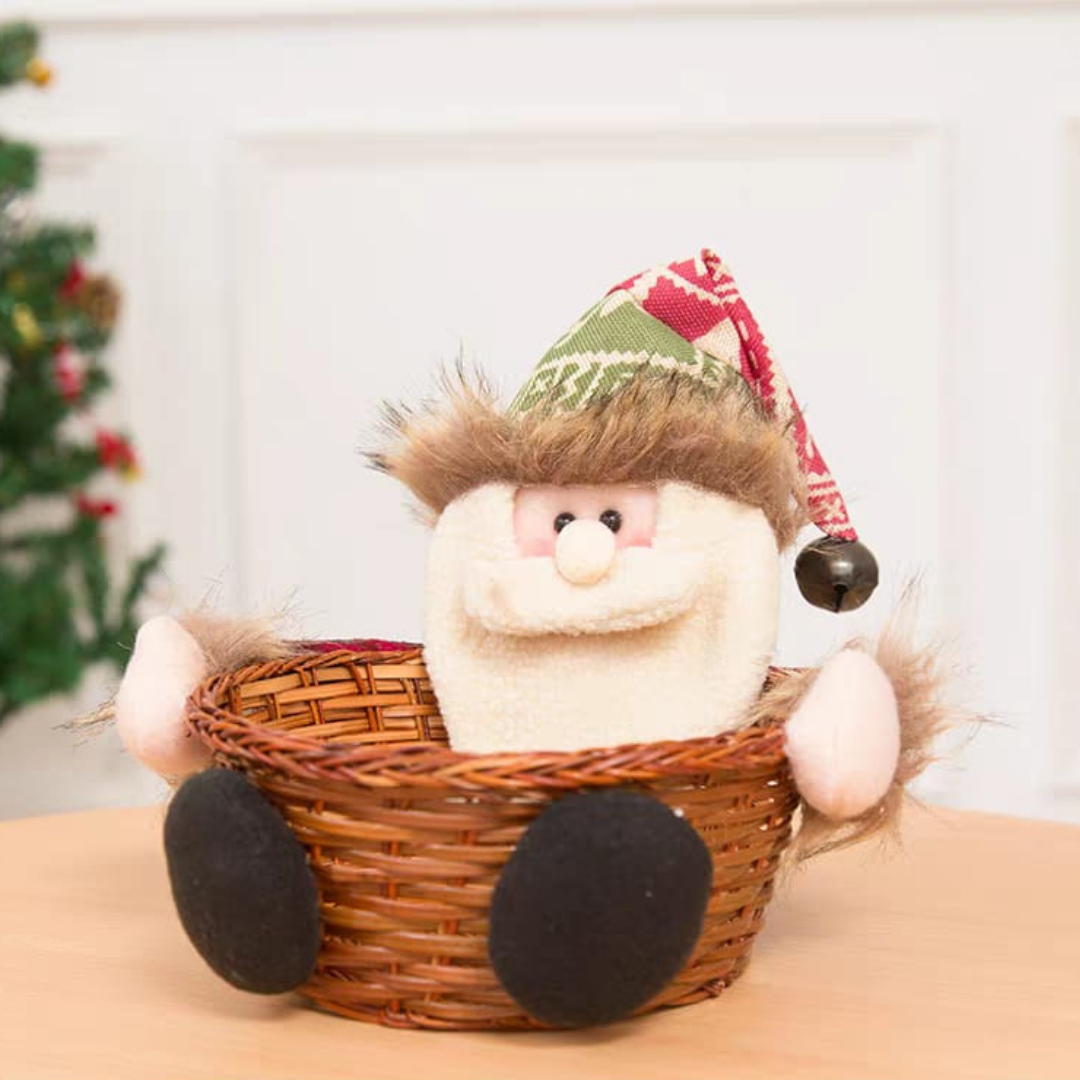 Christmas kids room basket