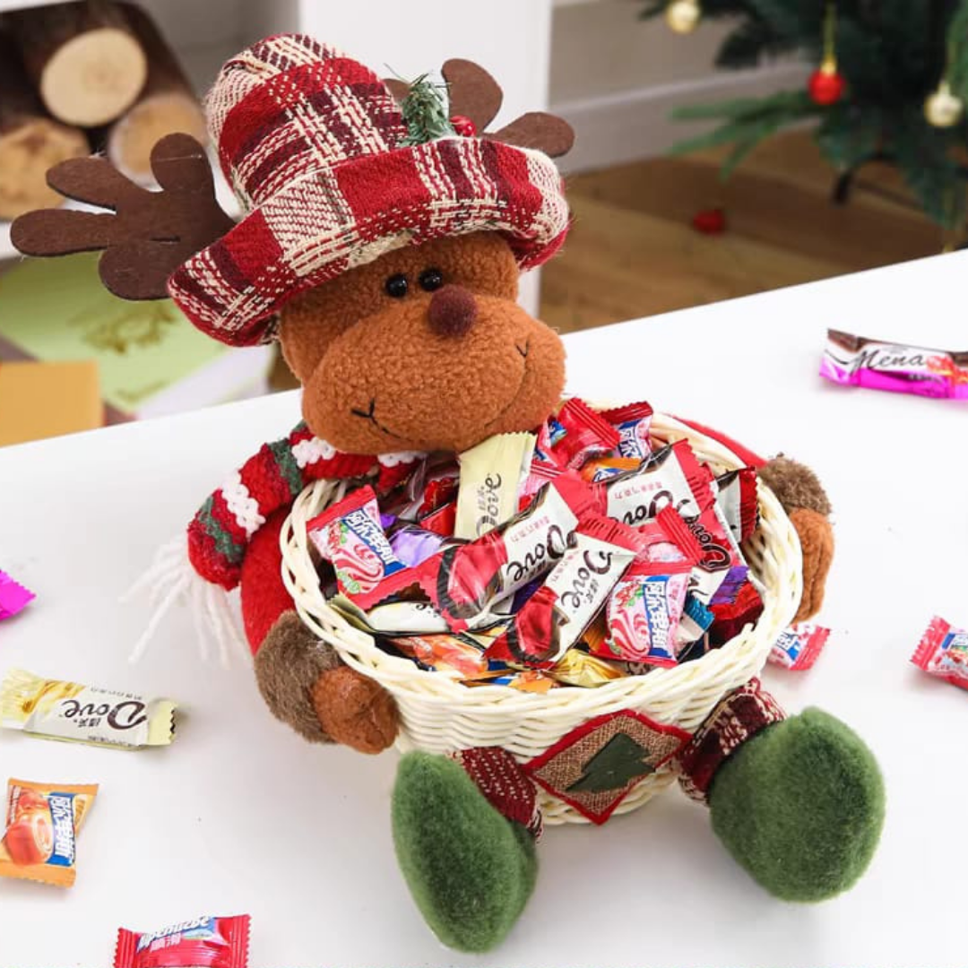 Christmas kids room basket