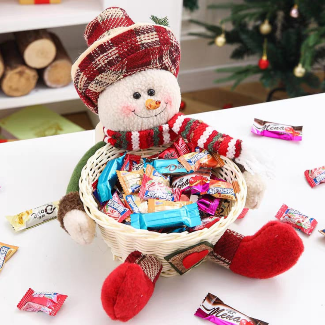 Christmas kids room basket