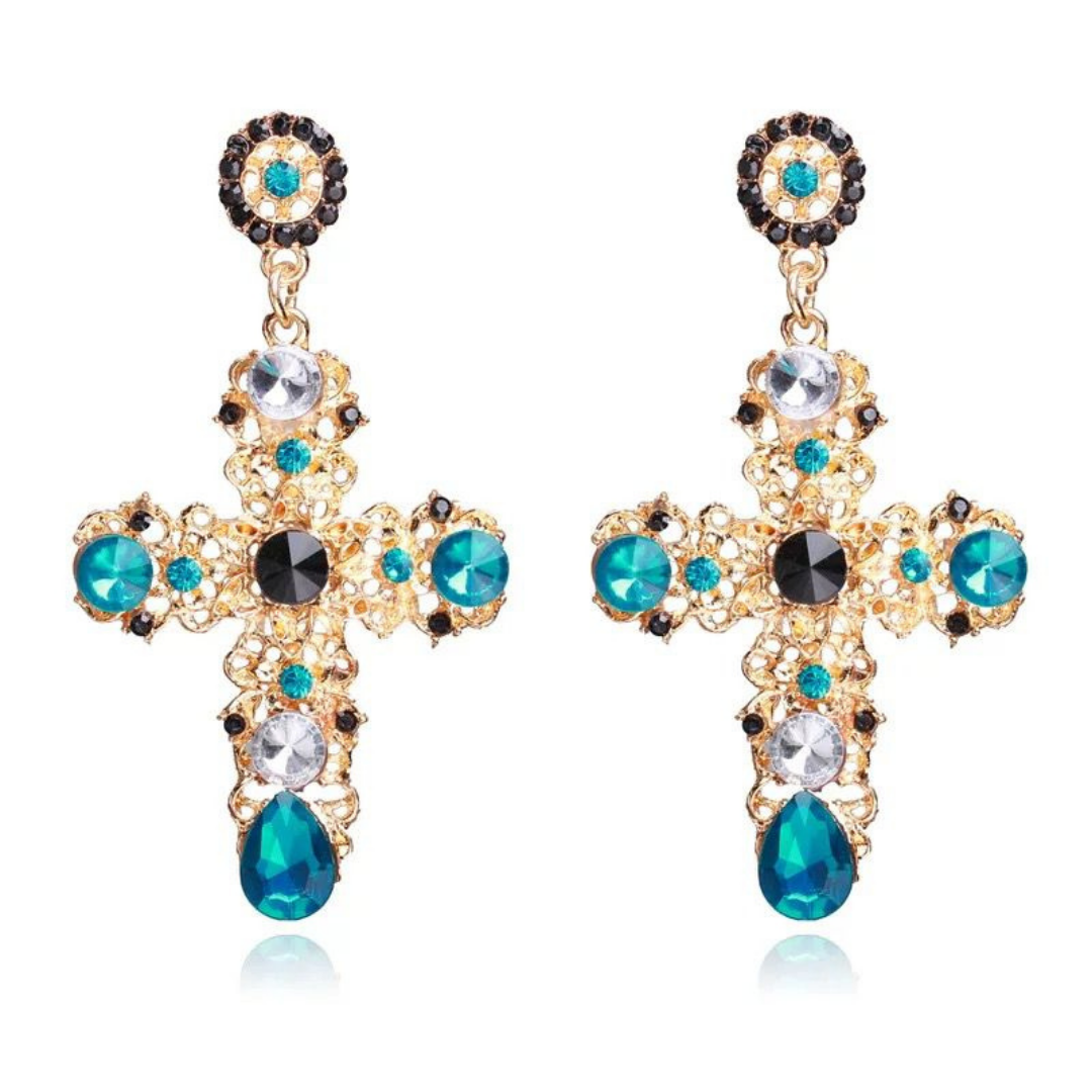 Cross earrings
