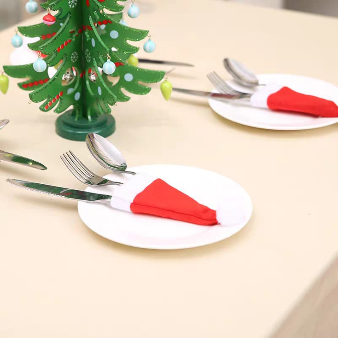 Christmas cutleries holder