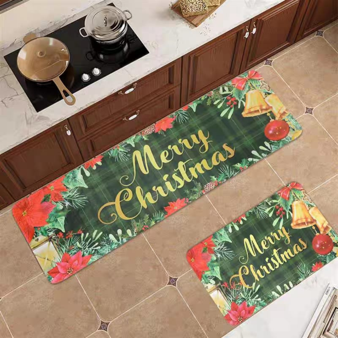 Christmas kitchen mat