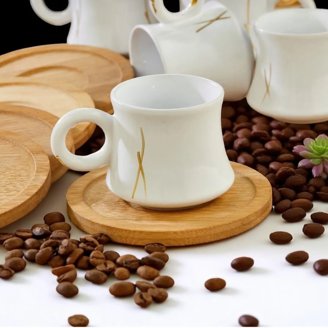 Bamboo Coffee Set