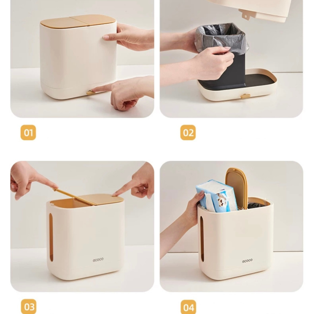 Ecoco 2 In 1 Tissue Box Holder