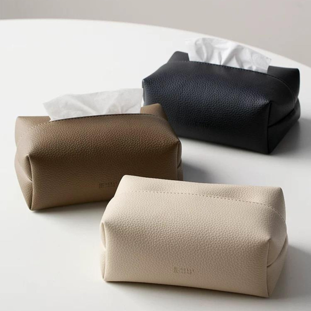 Leather Modish Tissue Box