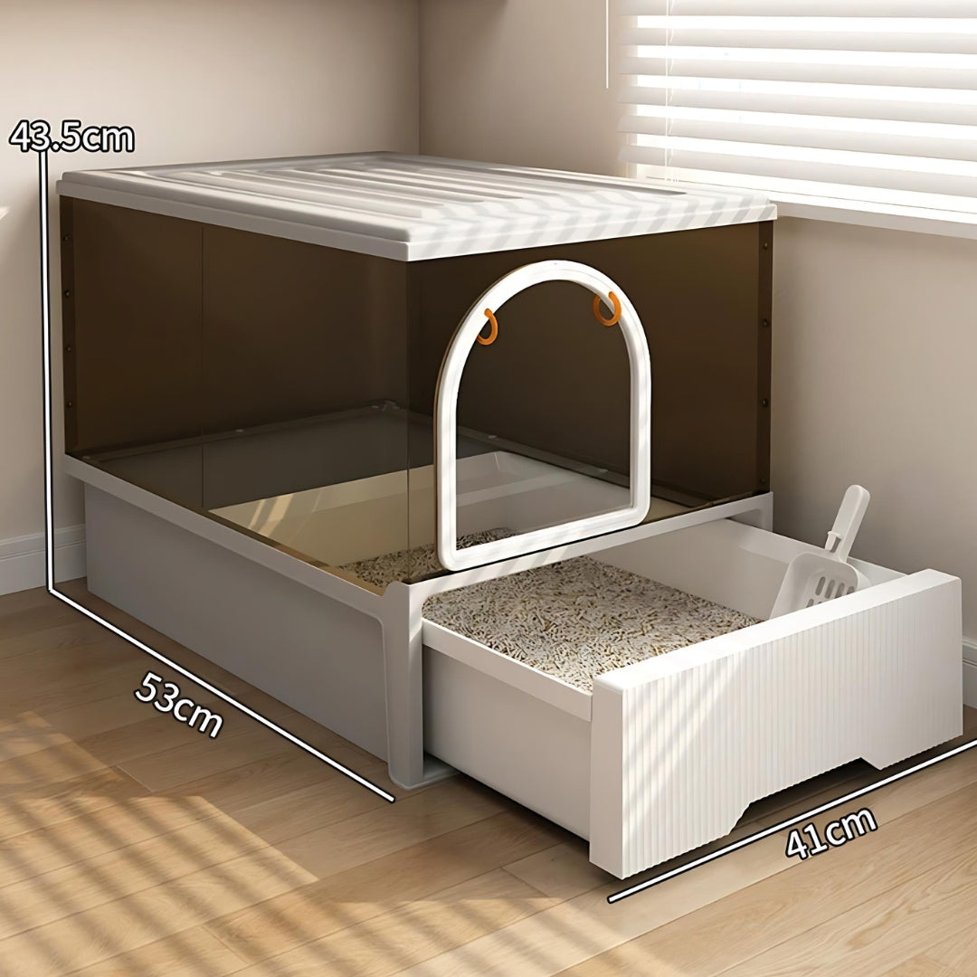 Transparent Large litter Box