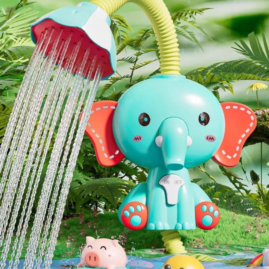 Rechargeable little elephant shower