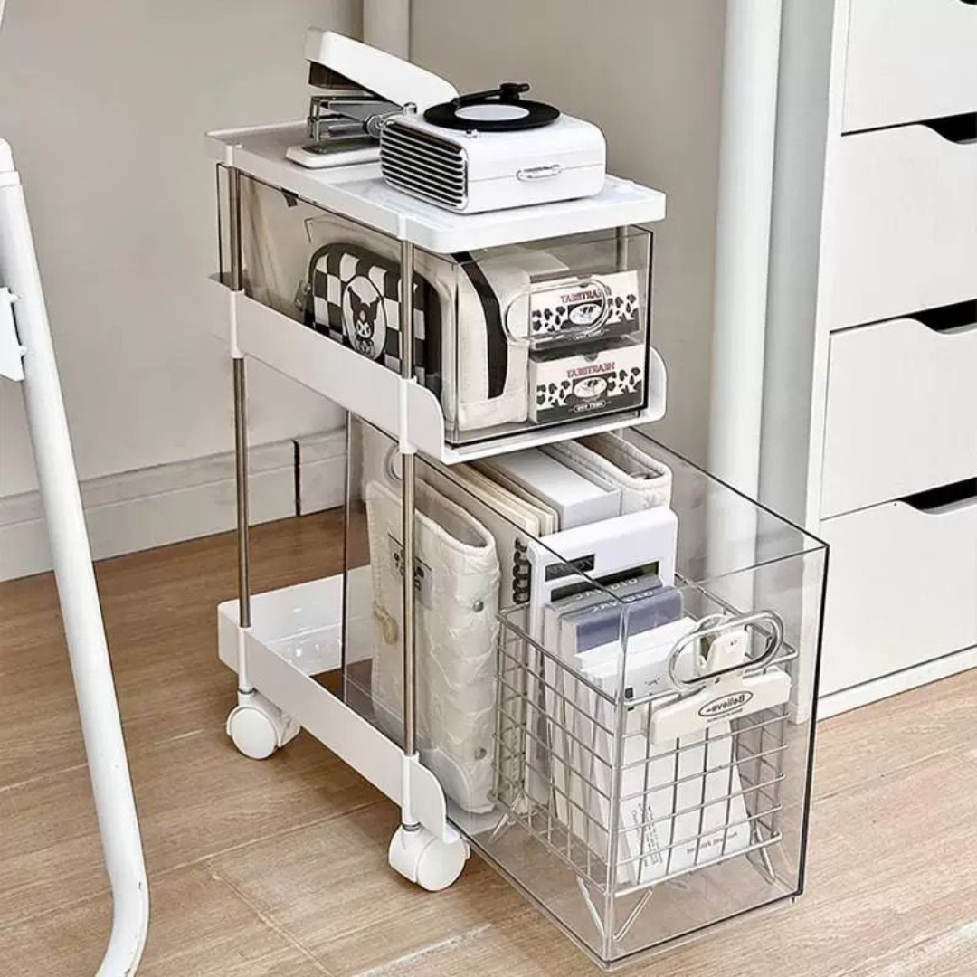 The storage cabinet organizer