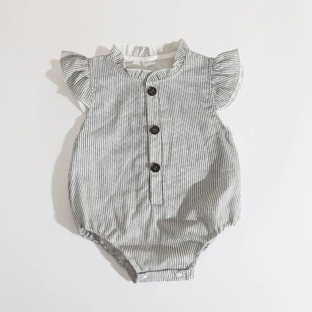 Striped New Born Romper