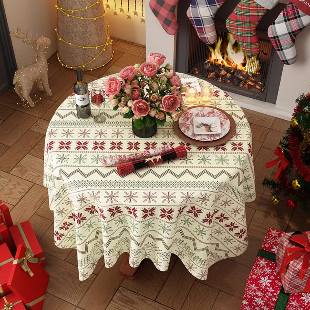 Christmas table cloth