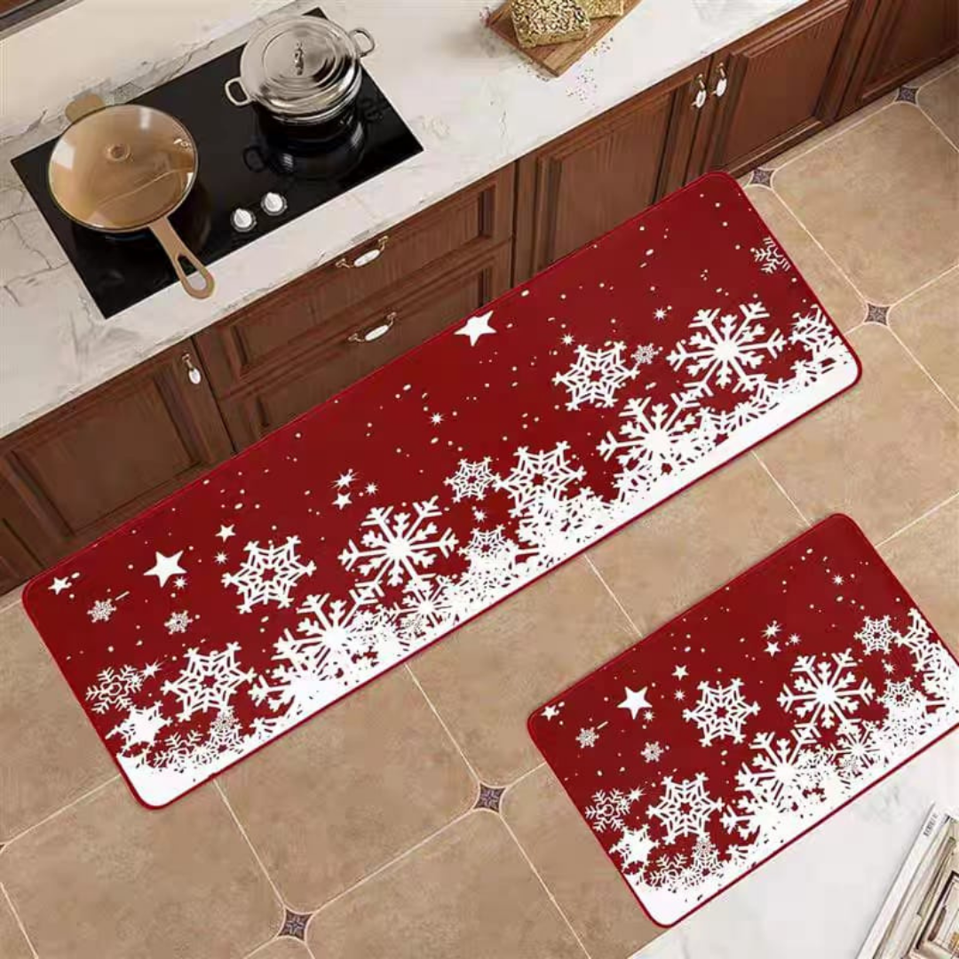 Christmas kitchen mat