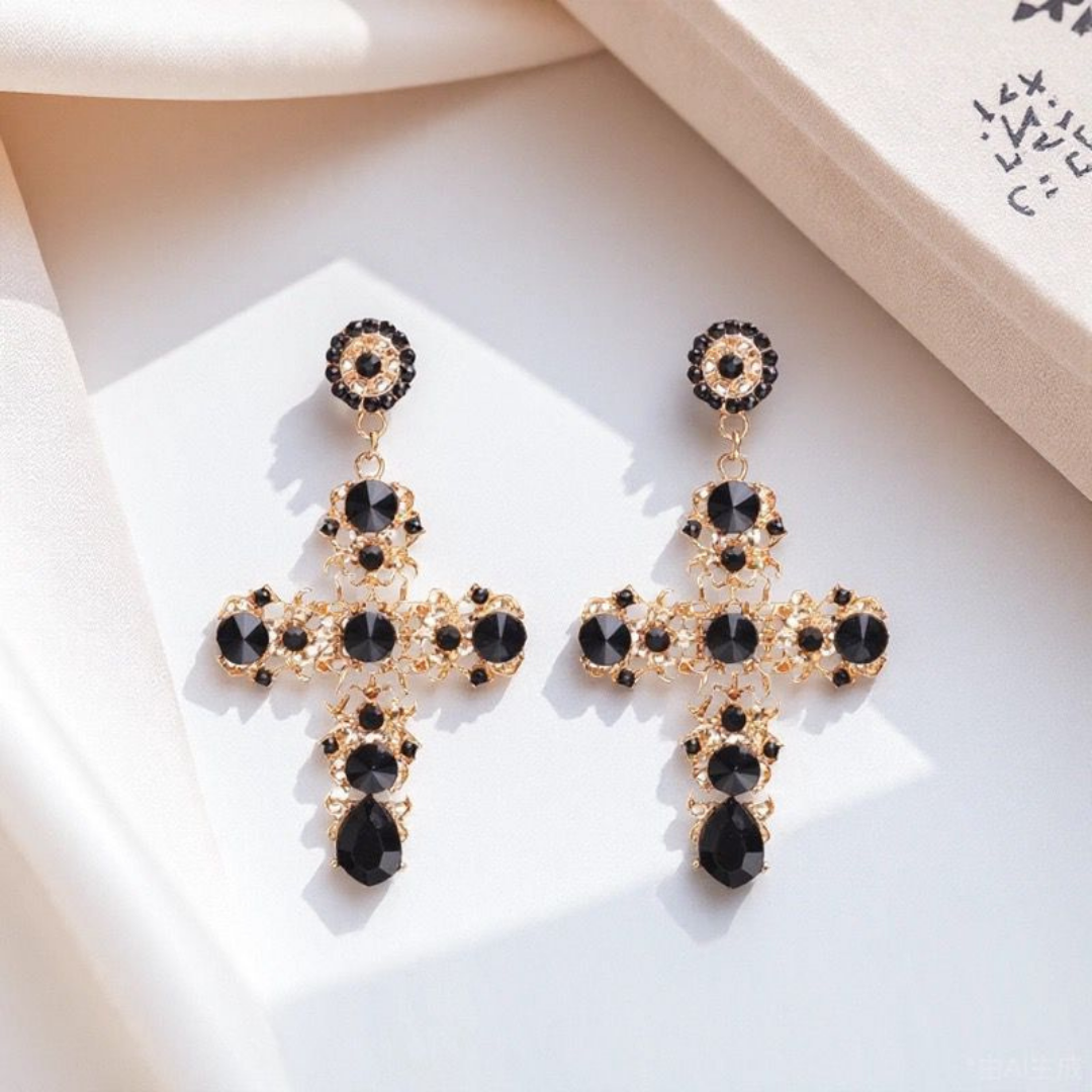 Cross earrings
