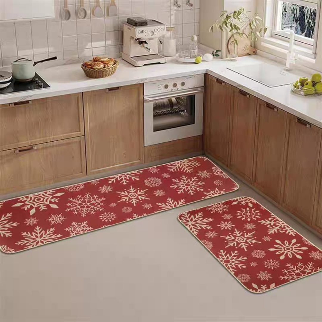 Christmas kitchen mat
