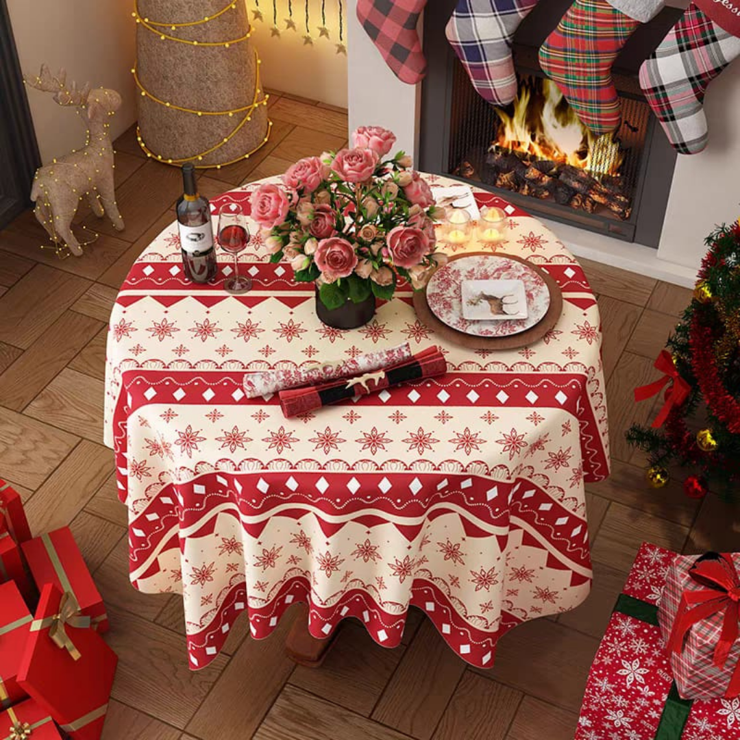 Christmas table cloth