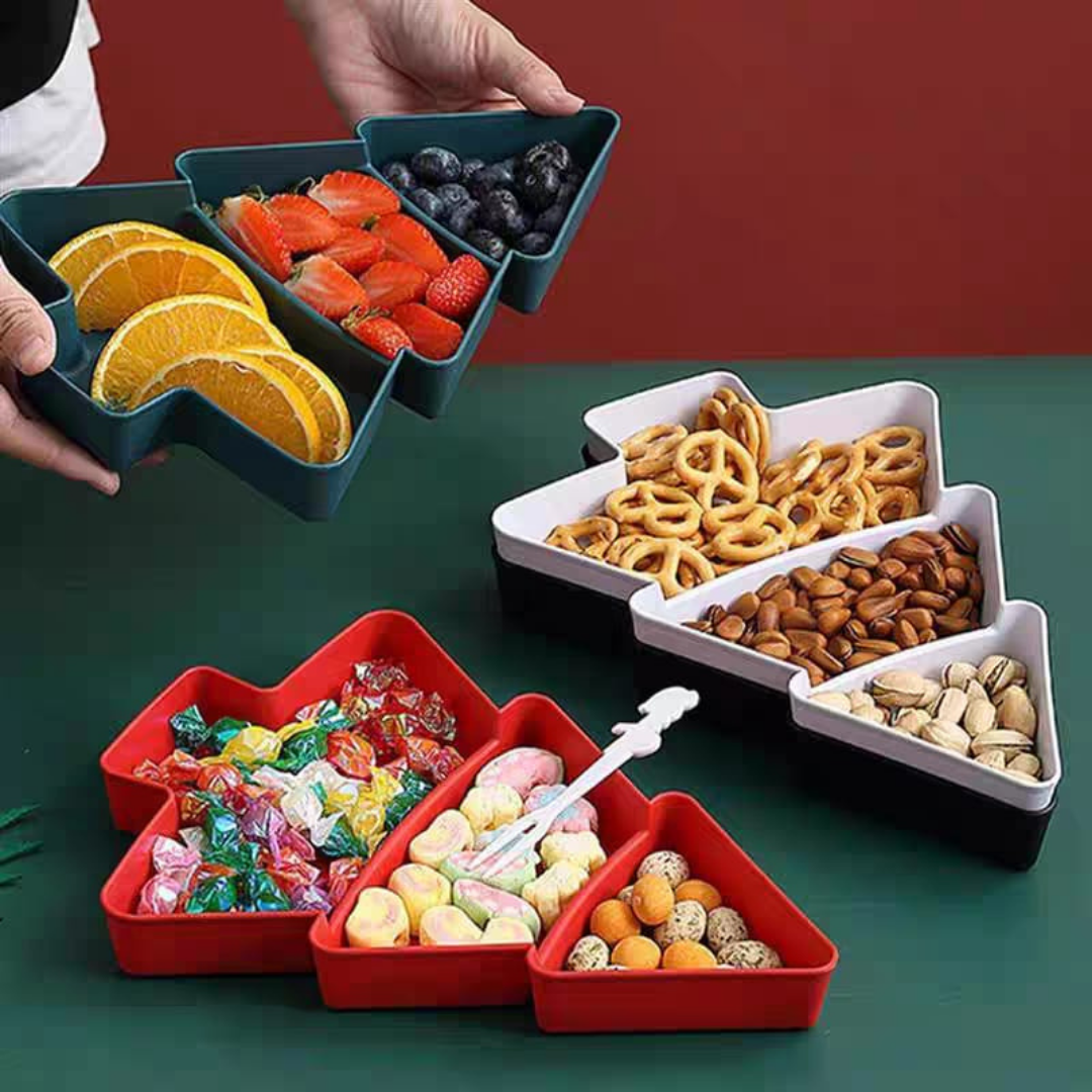 Christmas snack plate