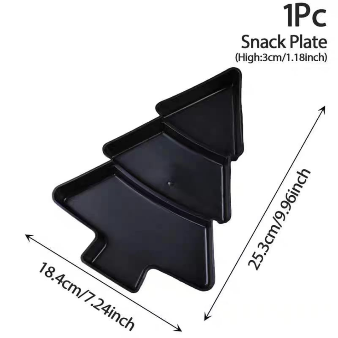 Christmas snack plate