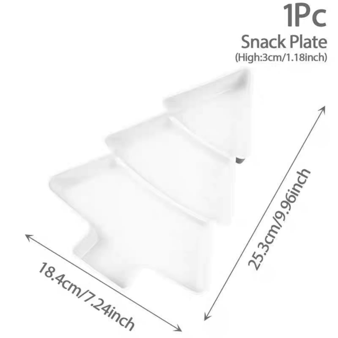 Christmas snack plate