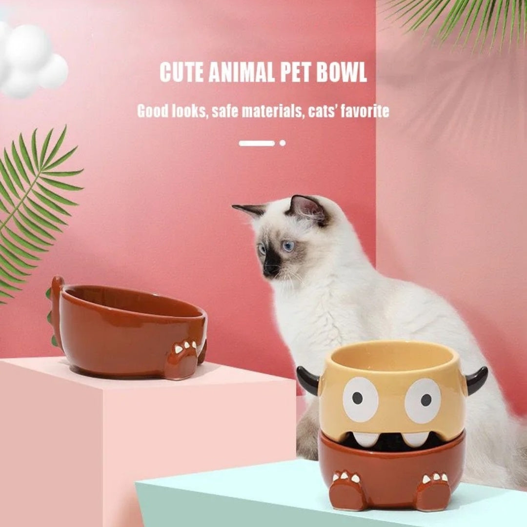 Cute Animal Pet Bowl Set