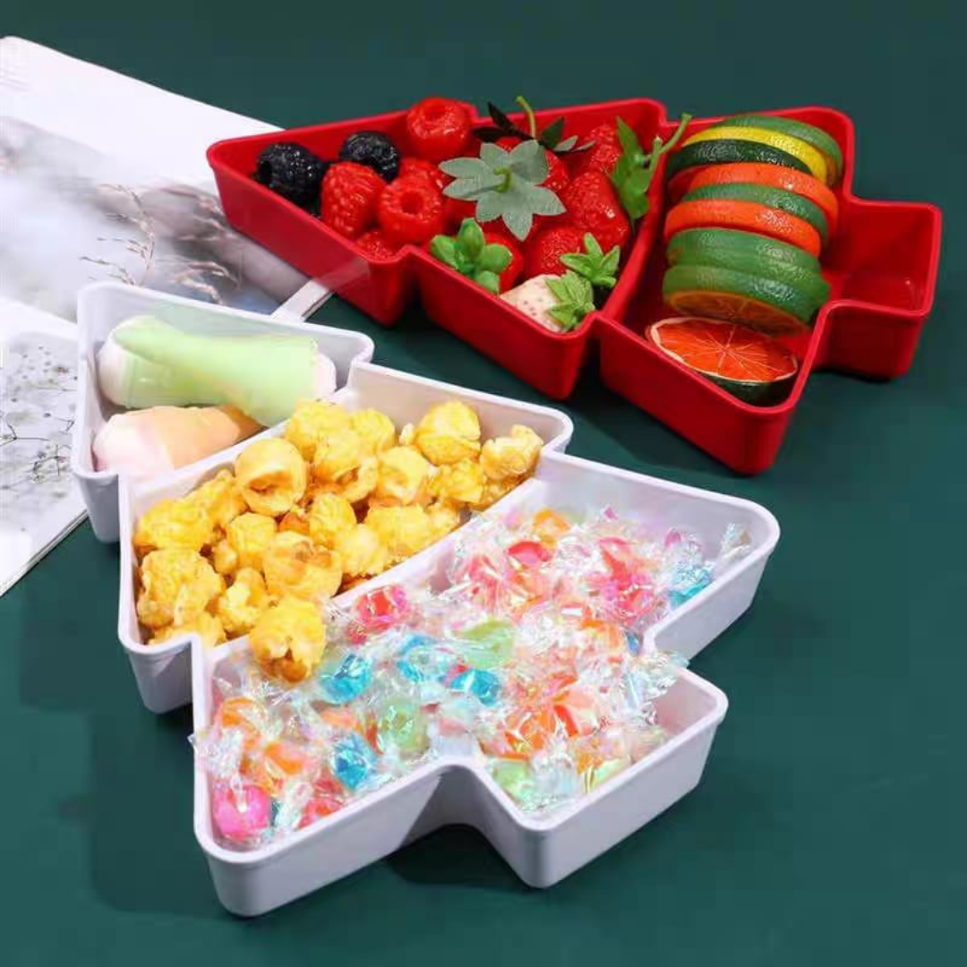 Christmas snack plate