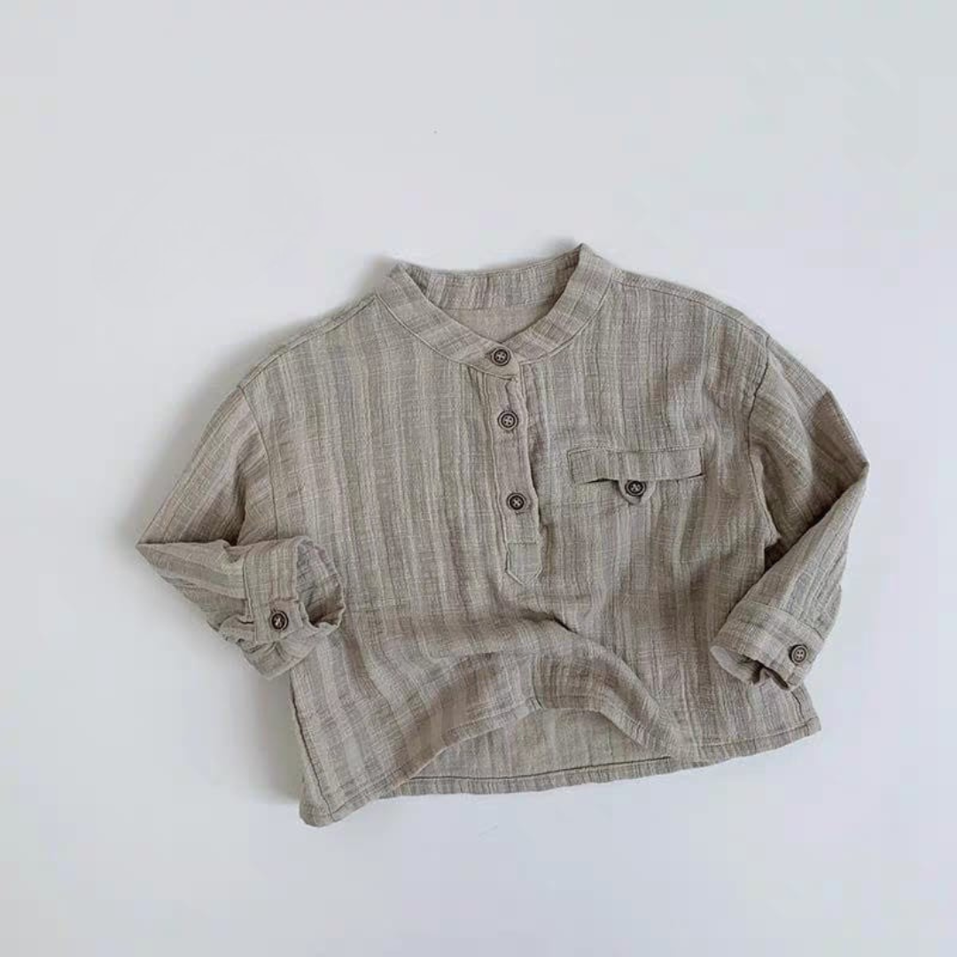 Lemon linen shirt