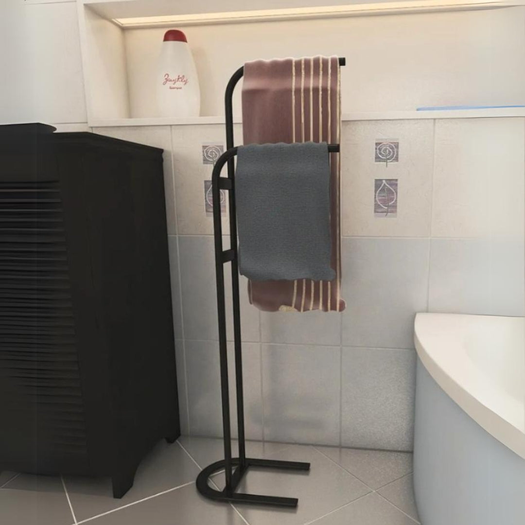 Black Towels Holder