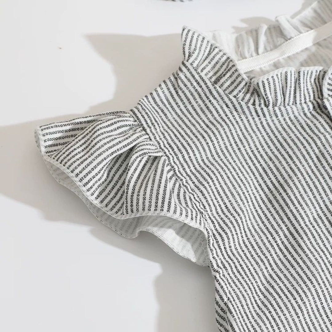 Striped New Born Romper