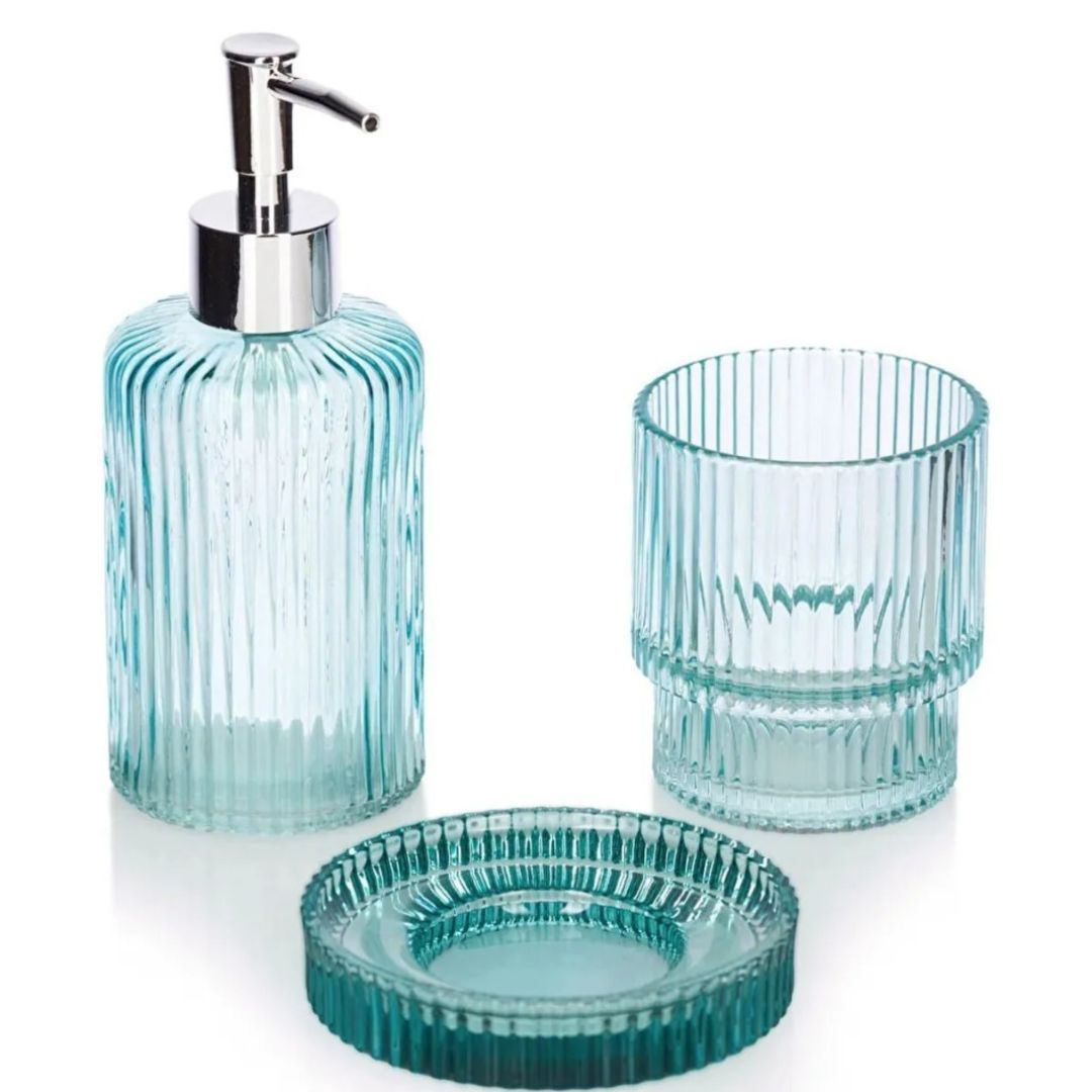 Glass Bathroom Set